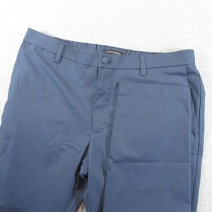 Banana Republic‎ Mens Pants 40x29 Blue Performance Elastic Waist Tapered 1951119